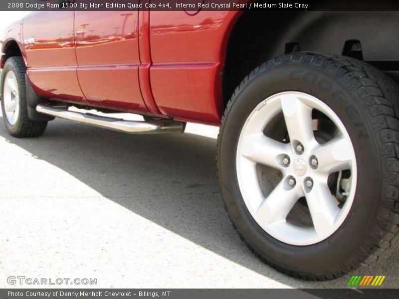 Inferno Red Crystal Pearl / Medium Slate Gray 2008 Dodge Ram 1500 Big Horn Edition Quad Cab 4x4