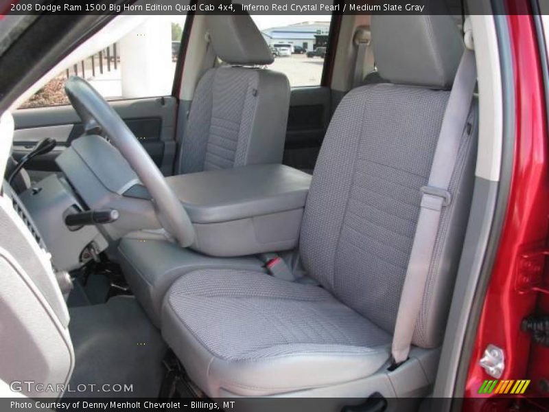 Inferno Red Crystal Pearl / Medium Slate Gray 2008 Dodge Ram 1500 Big Horn Edition Quad Cab 4x4
