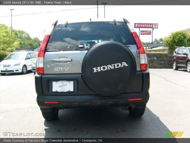 Pewter Pearl / Black 2006 Honda CR-V EX 4WD