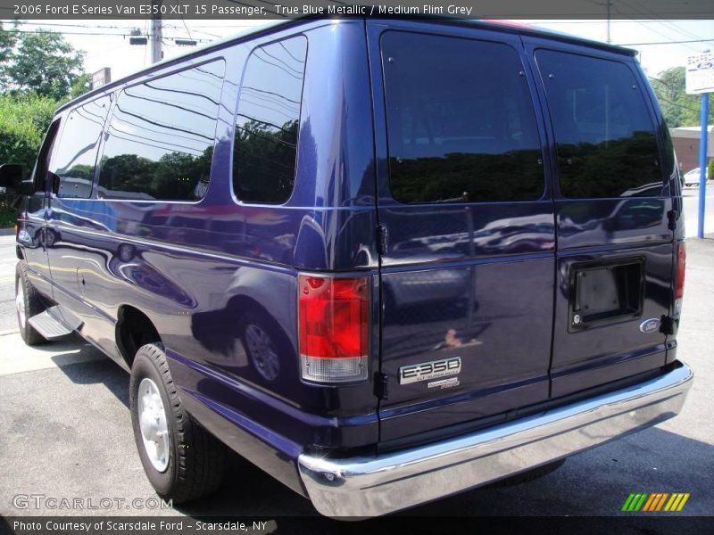 True Blue Metallic / Medium Flint Grey 2006 Ford E Series Van E350 XLT 15 Passenger
