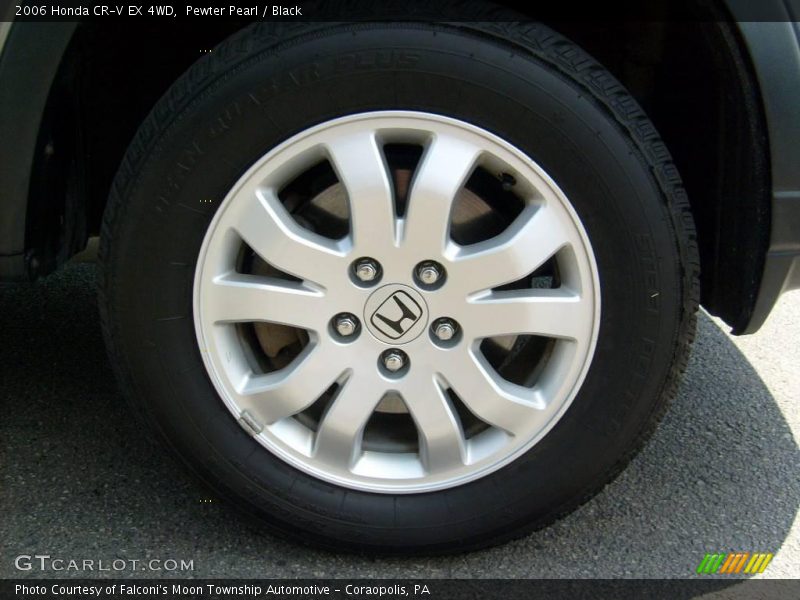 Pewter Pearl / Black 2006 Honda CR-V EX 4WD