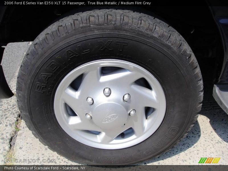 True Blue Metallic / Medium Flint Grey 2006 Ford E Series Van E350 XLT 15 Passenger