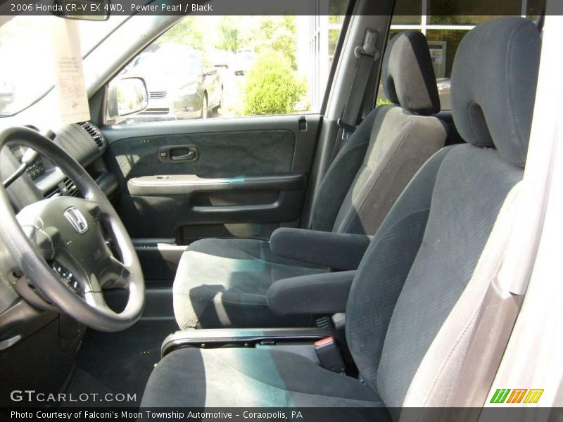 Pewter Pearl / Black 2006 Honda CR-V EX 4WD