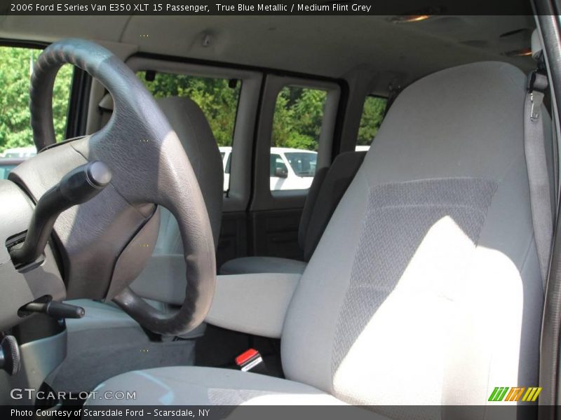 True Blue Metallic / Medium Flint Grey 2006 Ford E Series Van E350 XLT 15 Passenger