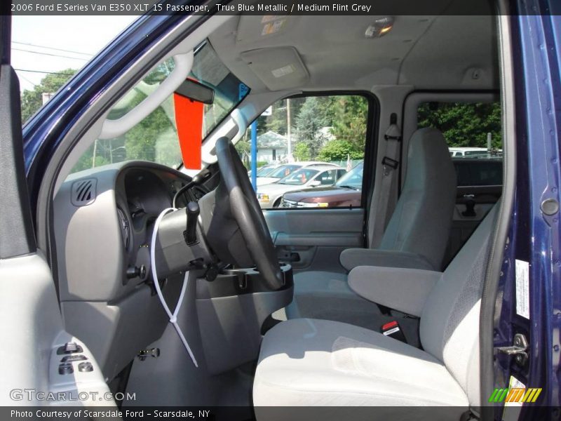 True Blue Metallic / Medium Flint Grey 2006 Ford E Series Van E350 XLT 15 Passenger