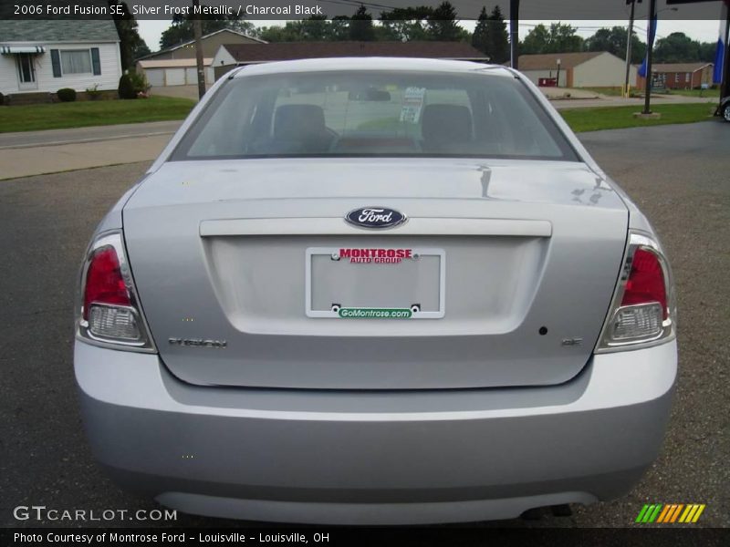 Silver Frost Metallic / Charcoal Black 2006 Ford Fusion SE