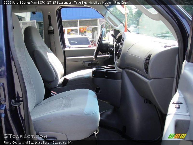 True Blue Metallic / Medium Flint Grey 2006 Ford E Series Van E350 XLT 15 Passenger