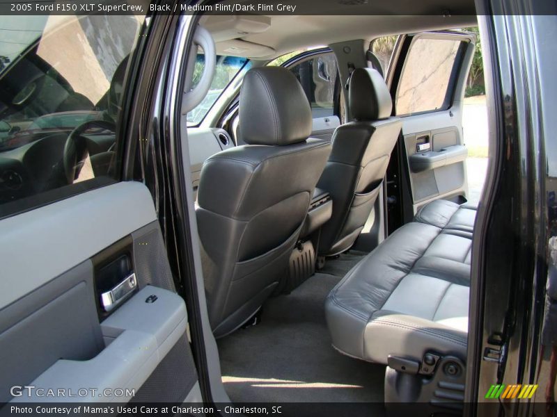 Black / Medium Flint/Dark Flint Grey 2005 Ford F150 XLT SuperCrew