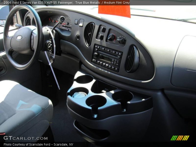 True Blue Metallic / Medium Flint Grey 2006 Ford E Series Van E350 XLT 15 Passenger
