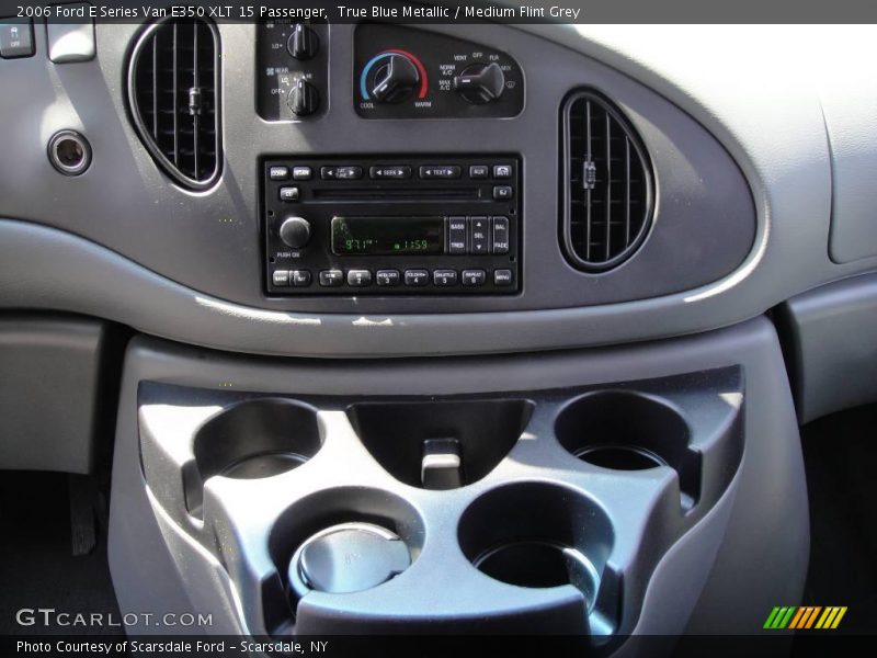True Blue Metallic / Medium Flint Grey 2006 Ford E Series Van E350 XLT 15 Passenger