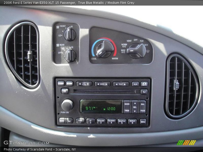 True Blue Metallic / Medium Flint Grey 2006 Ford E Series Van E350 XLT 15 Passenger