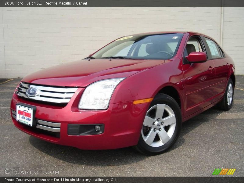 Redfire Metallic / Camel 2006 Ford Fusion SE