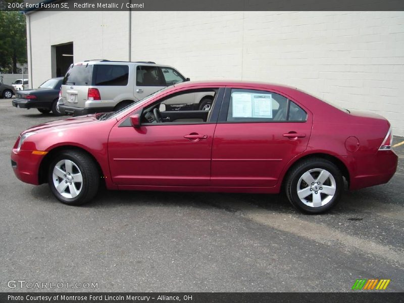 Redfire Metallic / Camel 2006 Ford Fusion SE