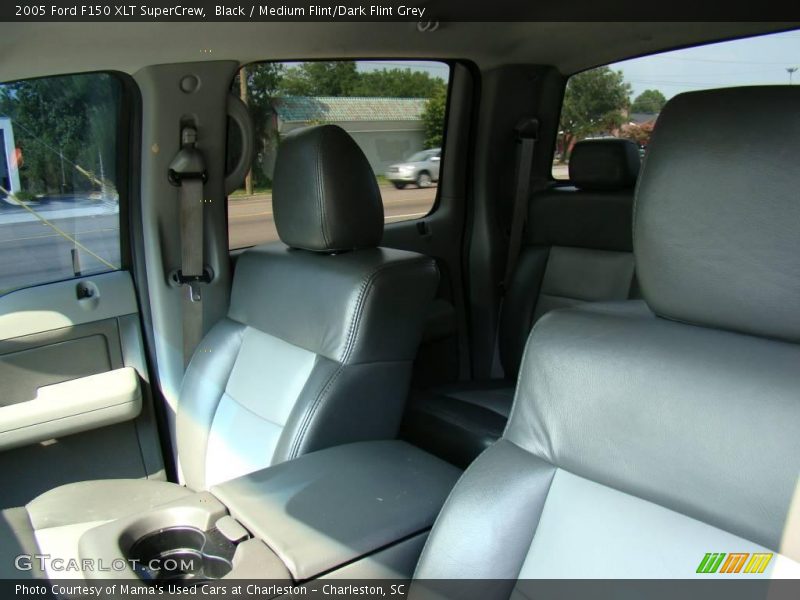 Black / Medium Flint/Dark Flint Grey 2005 Ford F150 XLT SuperCrew