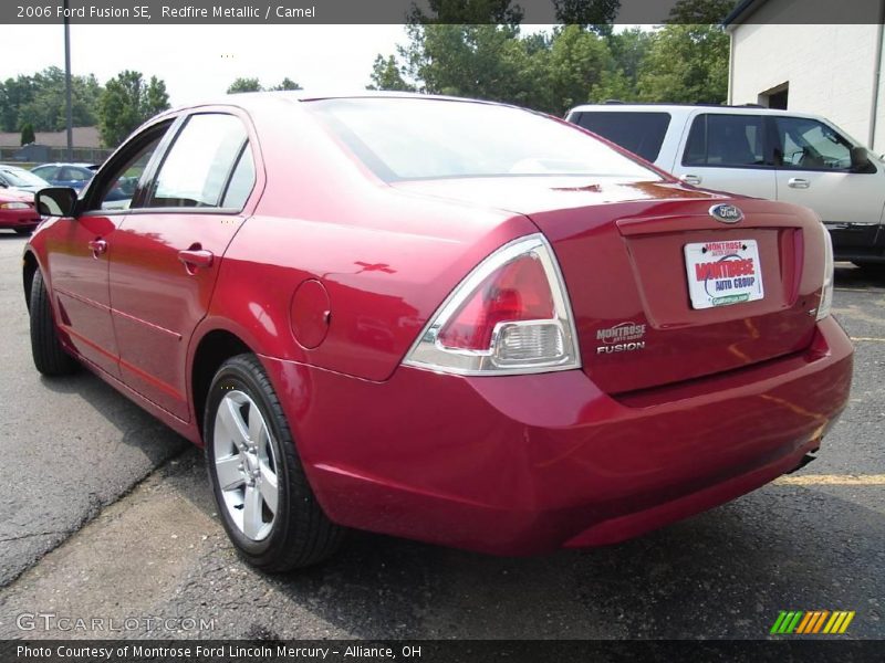 Redfire Metallic / Camel 2006 Ford Fusion SE