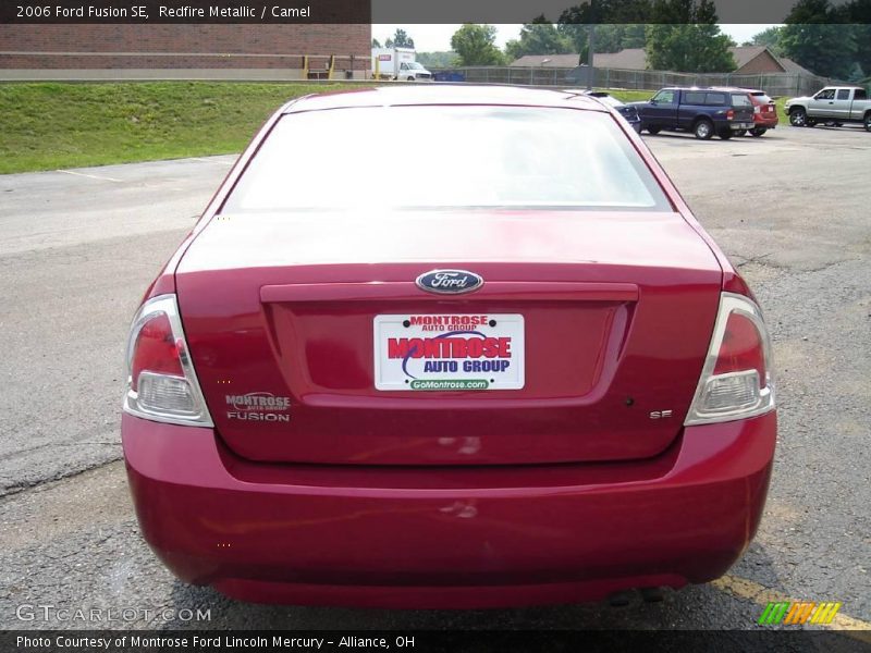 Redfire Metallic / Camel 2006 Ford Fusion SE