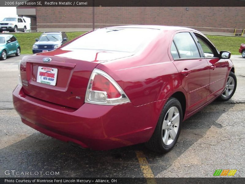 Redfire Metallic / Camel 2006 Ford Fusion SE