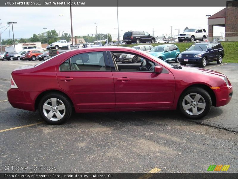 Redfire Metallic / Camel 2006 Ford Fusion SE