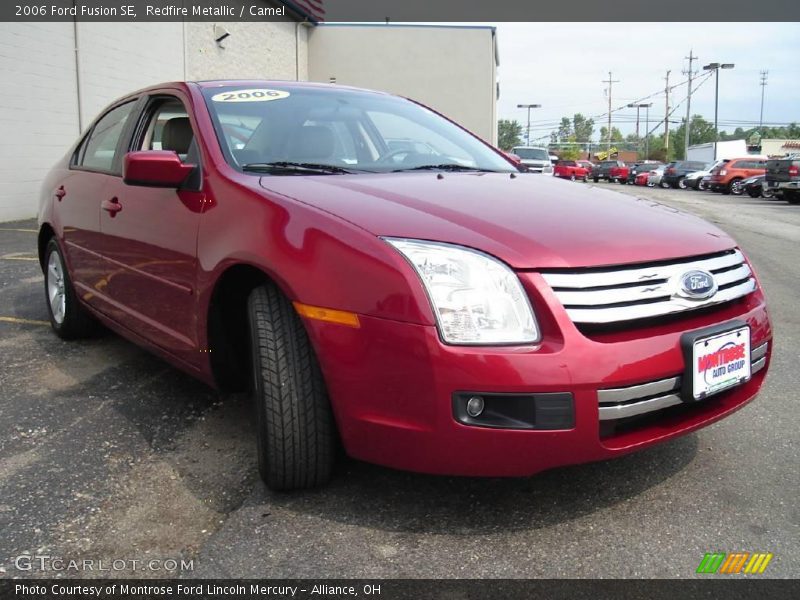 Redfire Metallic / Camel 2006 Ford Fusion SE