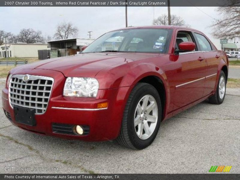 Inferno Red Crystal Pearlcoat / Dark Slate Gray/Light Graystone 2007 Chrysler 300 Touring