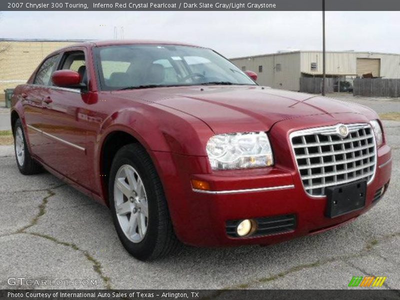 Inferno Red Crystal Pearlcoat / Dark Slate Gray/Light Graystone 2007 Chrysler 300 Touring