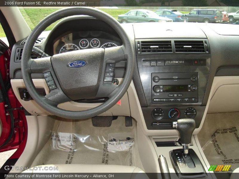 Redfire Metallic / Camel 2006 Ford Fusion SE