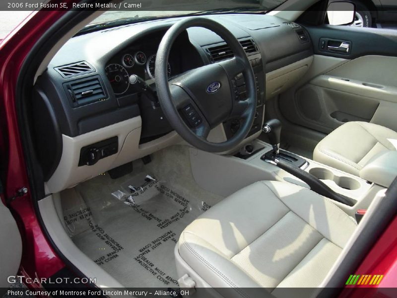Redfire Metallic / Camel 2006 Ford Fusion SE