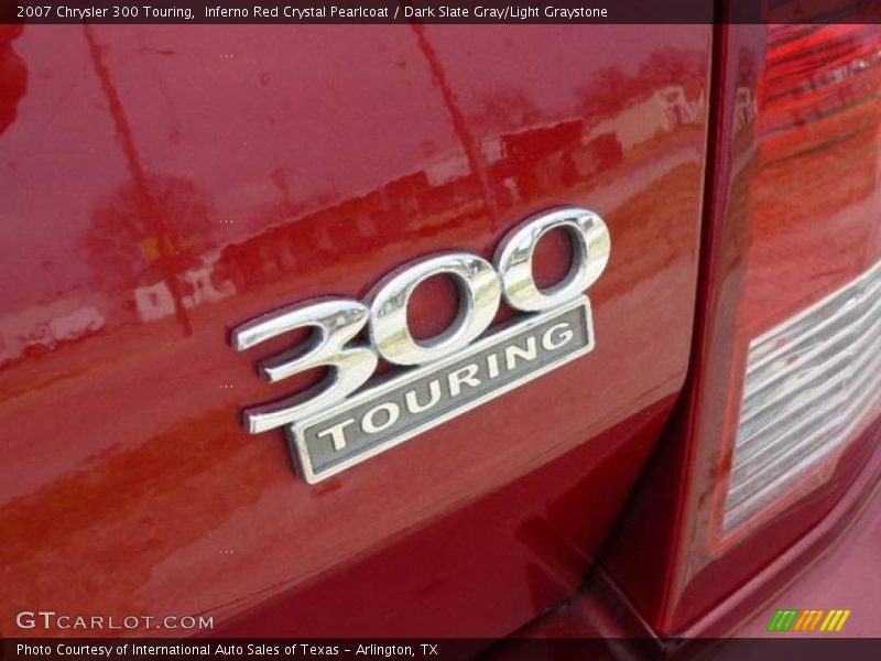 Inferno Red Crystal Pearlcoat / Dark Slate Gray/Light Graystone 2007 Chrysler 300 Touring