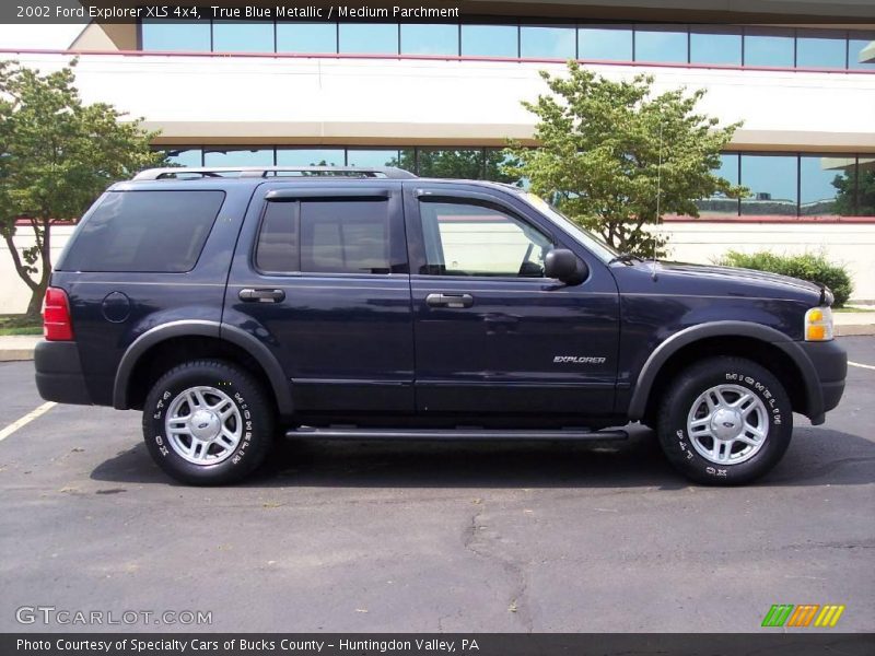 True Blue Metallic / Medium Parchment 2002 Ford Explorer XLS 4x4
