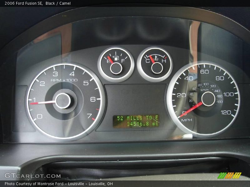 Black / Camel 2006 Ford Fusion SE