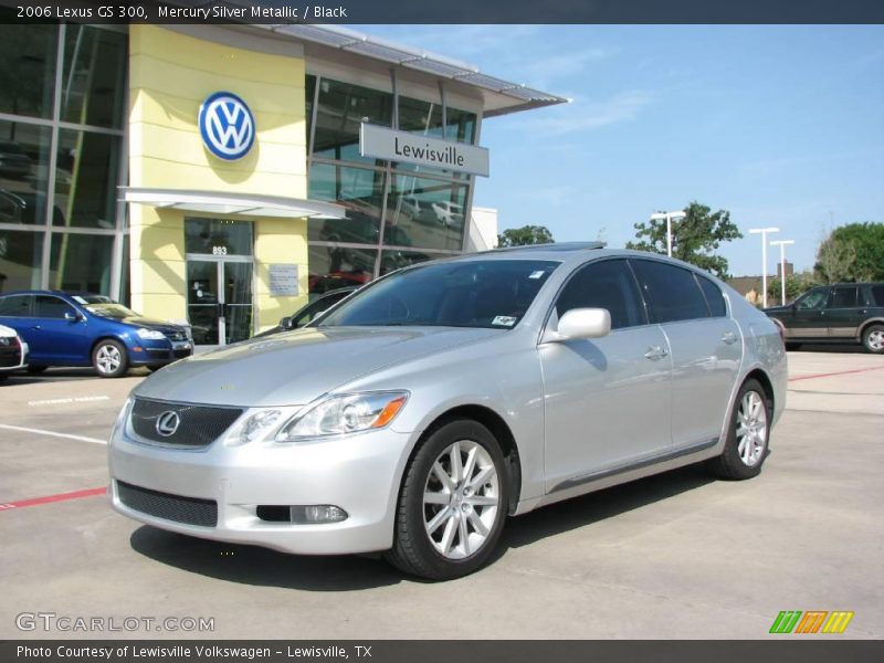 Mercury Silver Metallic / Black 2006 Lexus GS 300