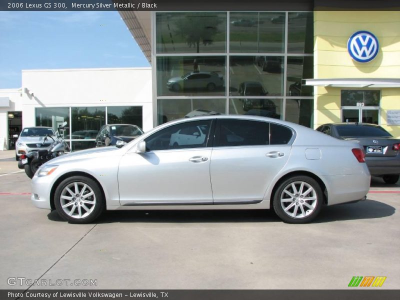 Mercury Silver Metallic / Black 2006 Lexus GS 300