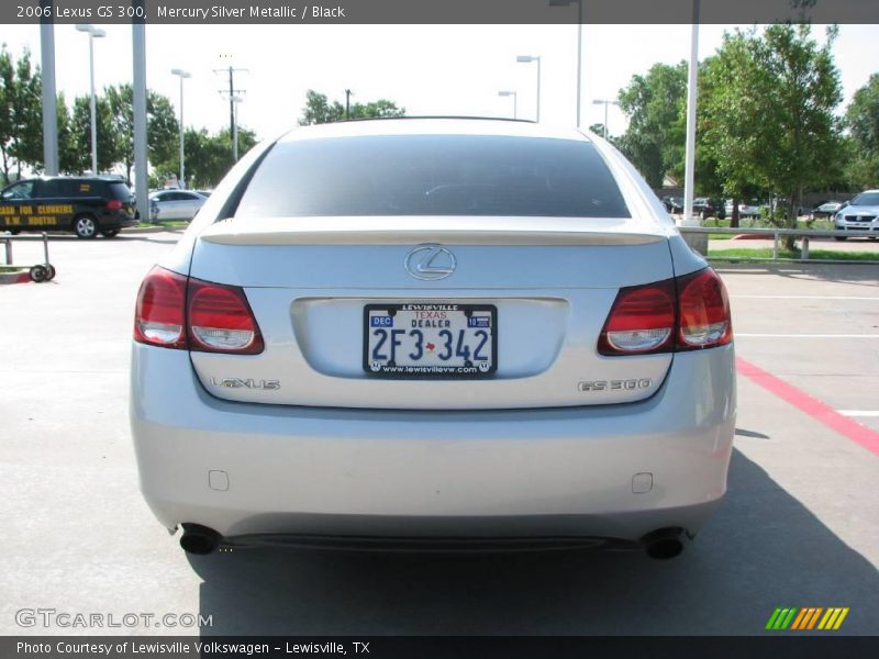 Mercury Silver Metallic / Black 2006 Lexus GS 300