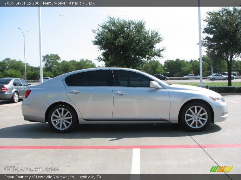 Mercury Silver Metallic / Black 2006 Lexus GS 300