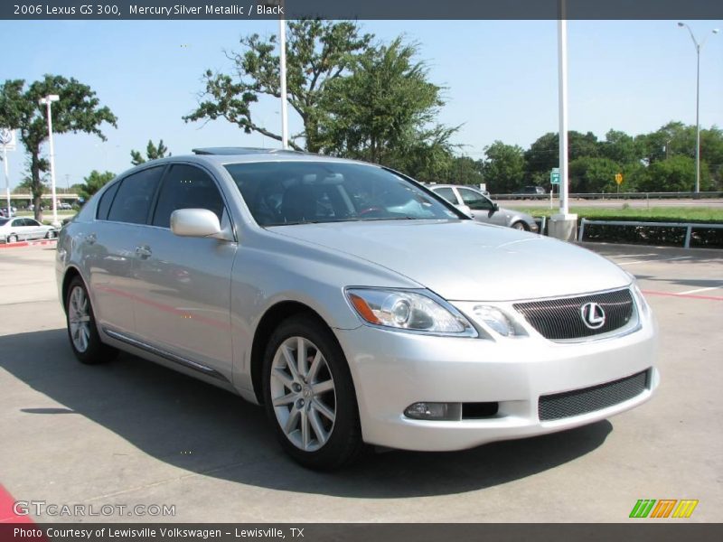 Mercury Silver Metallic / Black 2006 Lexus GS 300
