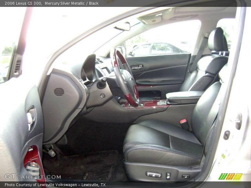 Mercury Silver Metallic / Black 2006 Lexus GS 300