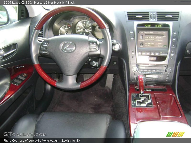 Mercury Silver Metallic / Black 2006 Lexus GS 300