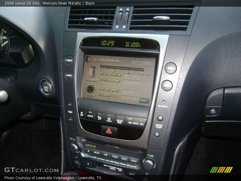Mercury Silver Metallic / Black 2006 Lexus GS 300