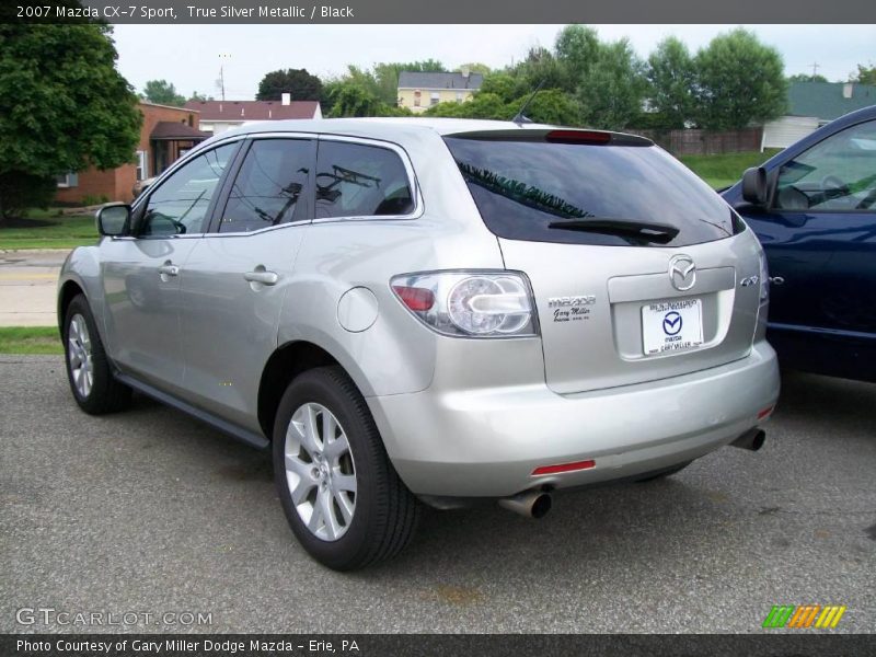 True Silver Metallic / Black 2007 Mazda CX-7 Sport