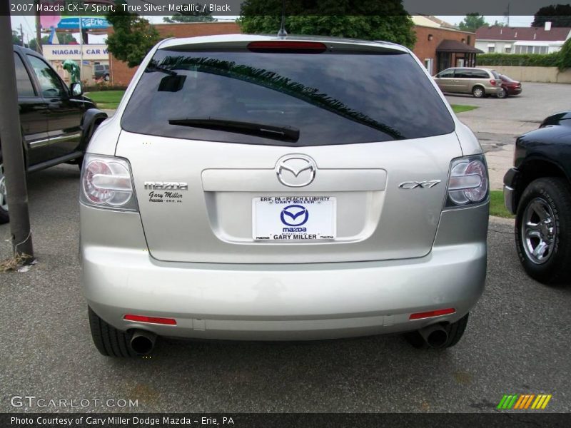 True Silver Metallic / Black 2007 Mazda CX-7 Sport