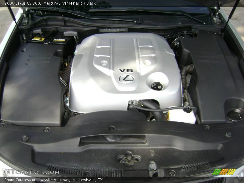 Mercury Silver Metallic / Black 2006 Lexus GS 300