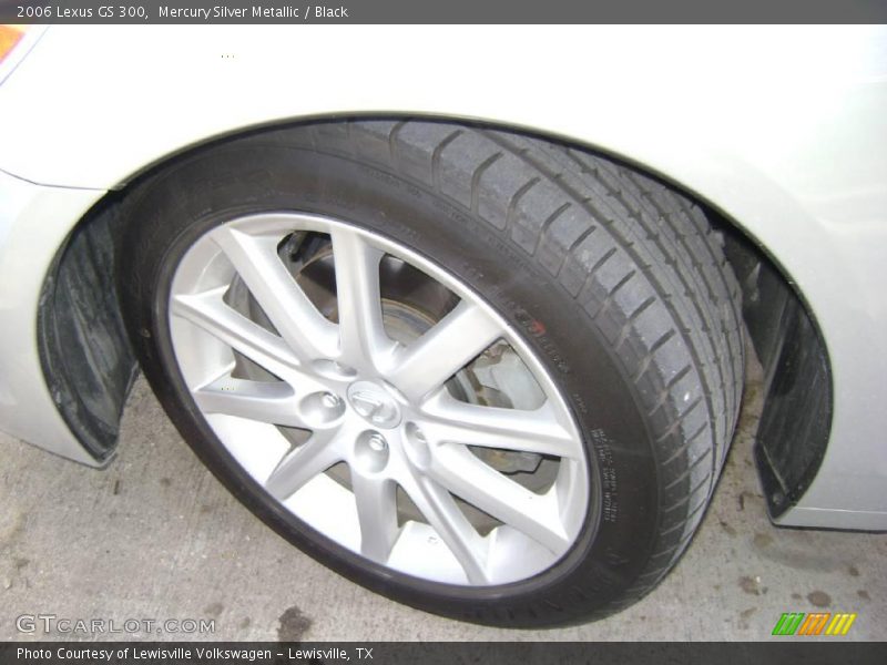 Mercury Silver Metallic / Black 2006 Lexus GS 300