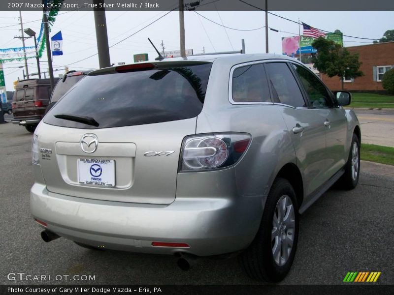 True Silver Metallic / Black 2007 Mazda CX-7 Sport