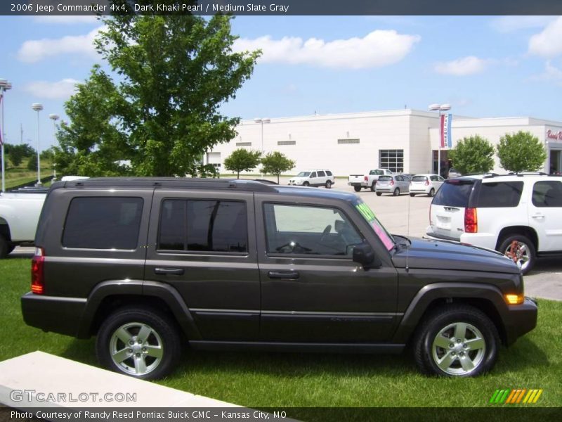 Dark Khaki Pearl / Medium Slate Gray 2006 Jeep Commander 4x4