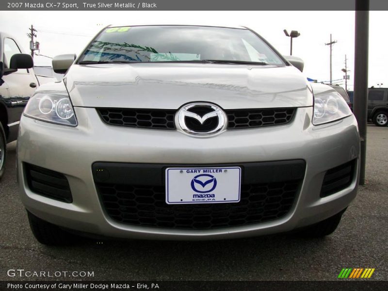 True Silver Metallic / Black 2007 Mazda CX-7 Sport