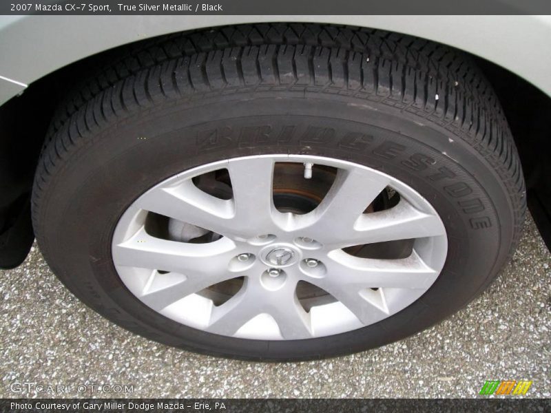 True Silver Metallic / Black 2007 Mazda CX-7 Sport