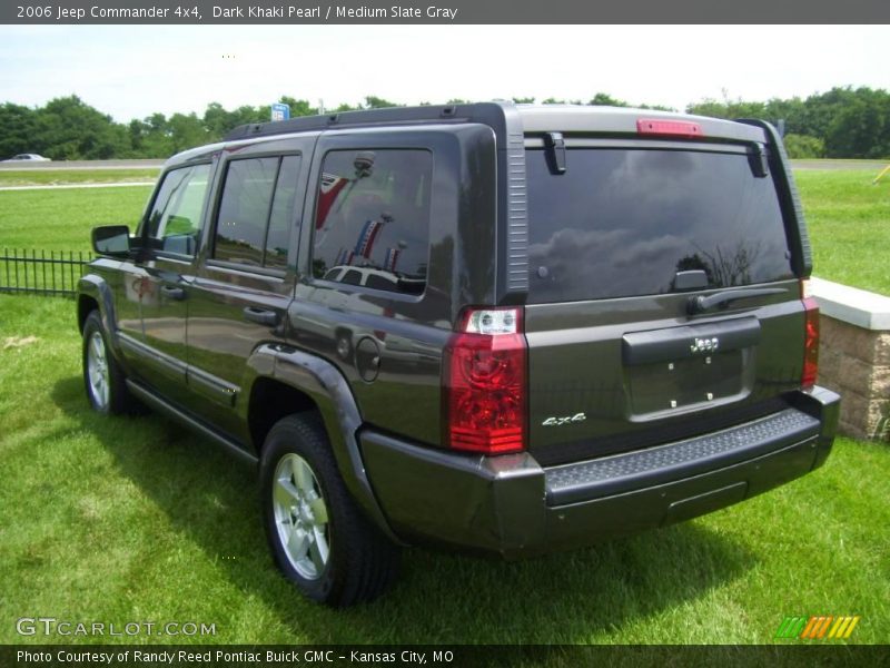 Dark Khaki Pearl / Medium Slate Gray 2006 Jeep Commander 4x4