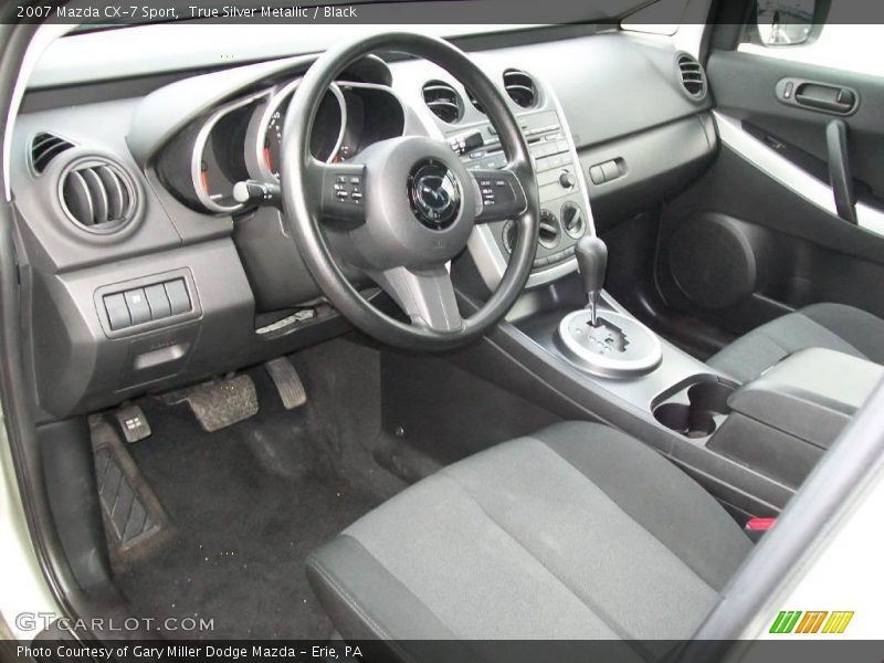 True Silver Metallic / Black 2007 Mazda CX-7 Sport
