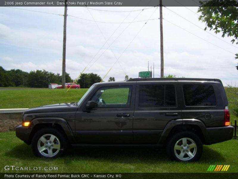 Dark Khaki Pearl / Medium Slate Gray 2006 Jeep Commander 4x4