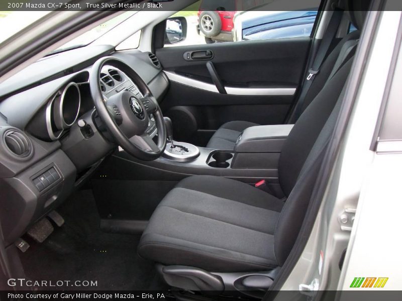 True Silver Metallic / Black 2007 Mazda CX-7 Sport